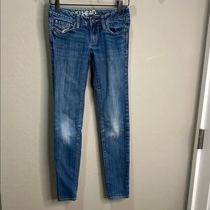 Vintage Bullhead Jeans Blue Denim Low Rise Extreme Solana 00 24 Y2K Pacsun